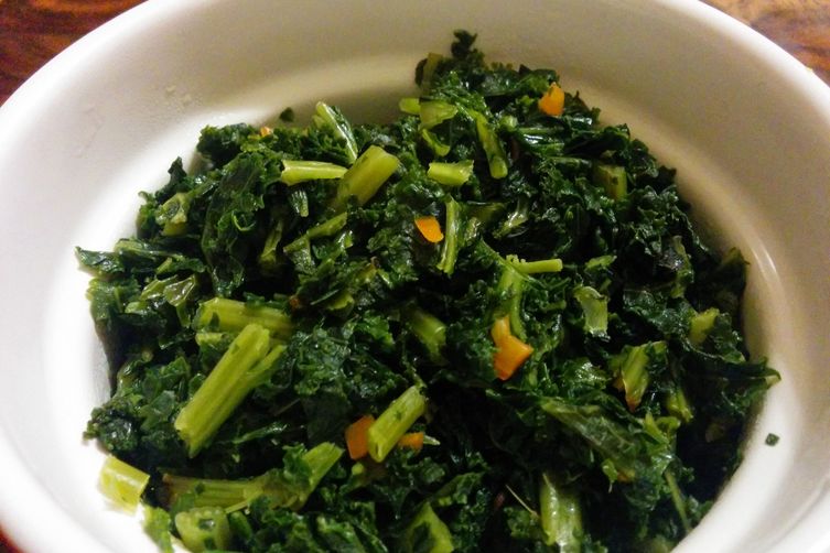 Spicy Sauteéd kale