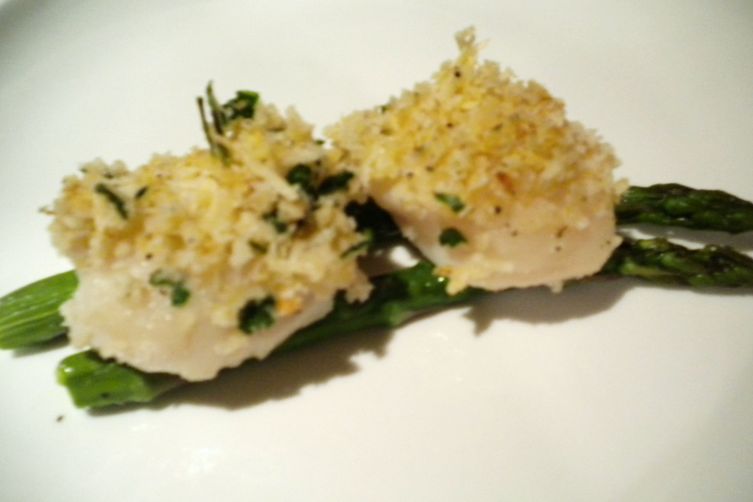 Very Simple Baked Scallops