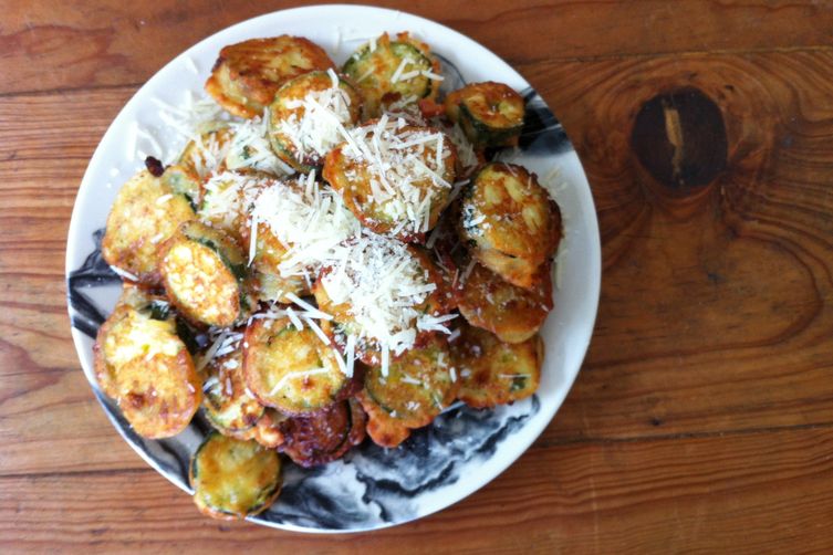 Roman Zucchini Fritters with Parmigiano Cheese