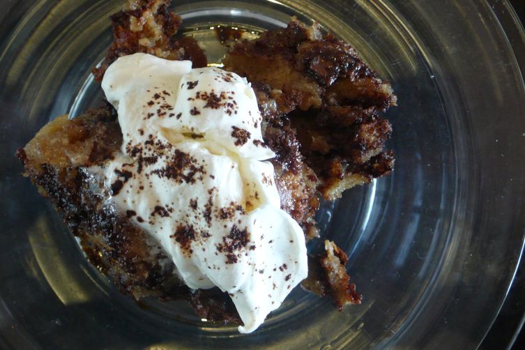 Coffee-Nochella Bread Pudding