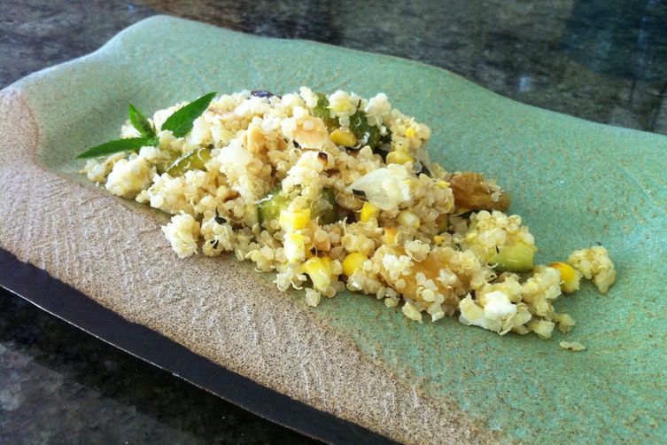Quinoa Salad with Grilled Corn