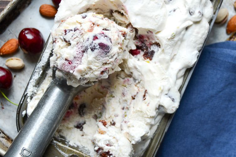 cherry nougat crunch ice cream