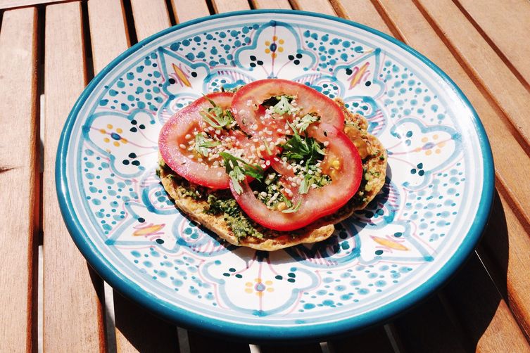 Carrot Top Pesto (Gluten Free Pizza):