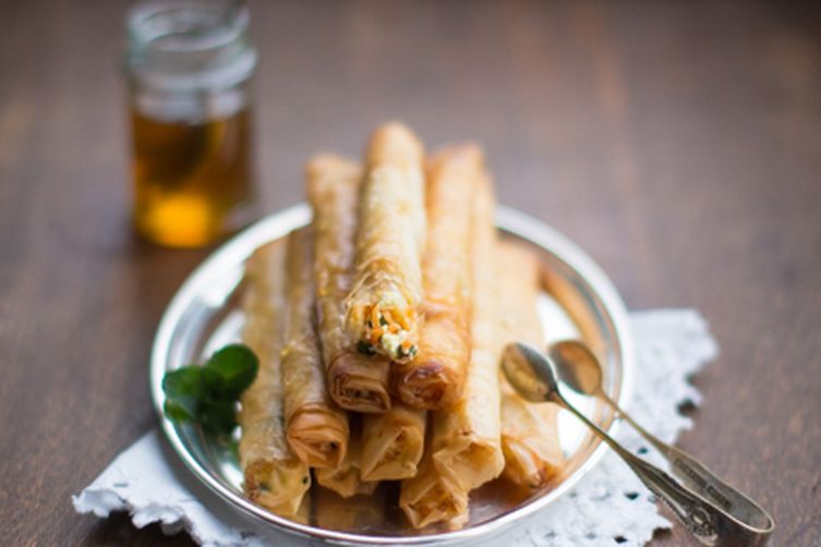 Carrot, Feta and Mint Börek