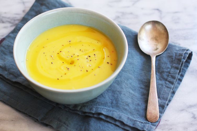 Creamy Potato and Saffron Soup (Vellutata di Patate e Zafferano)