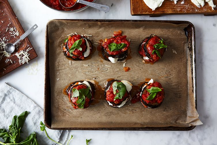 Mario Batali’s Eggplant Parmesan