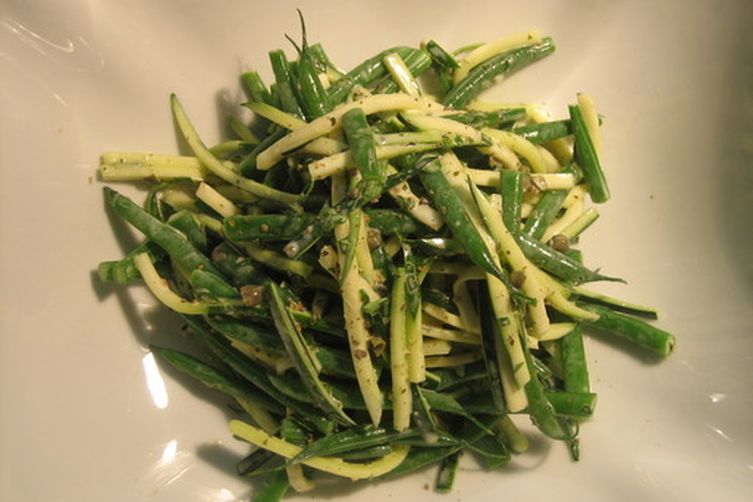 French Bean Salad with Tarragon and Green Peppercorn