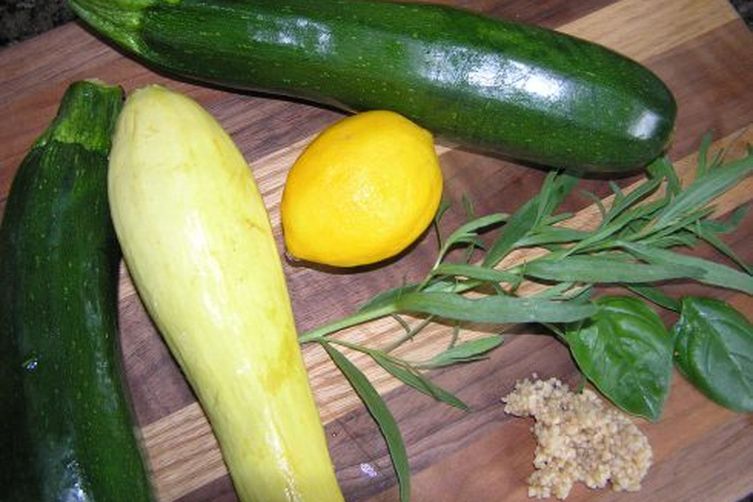 Marinated Grilled Zucchini and Squash with Parmesan