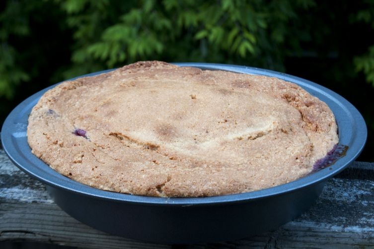 Peach-Cherry Almond Torte