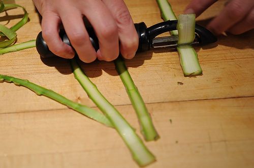 Shaved Asparagus and Mint Salad