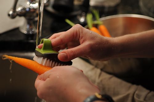 Glazed Carrots with Braised Bibb Lettuce