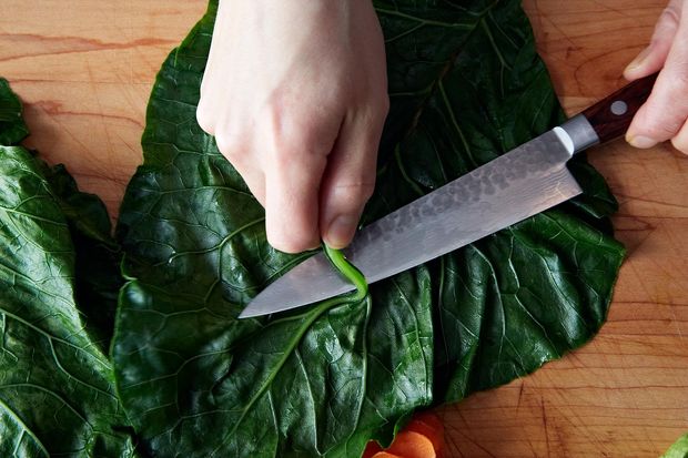 Collard Roll Ups with Coconut Curry Kale