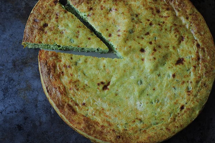 Spring Pea and Ricotta Torte with Lemon and Mint