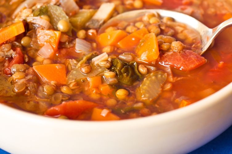 Lentil and vegetable soup