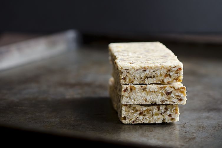 No-Bake Toasted Coconut, Date, and Nut Bars